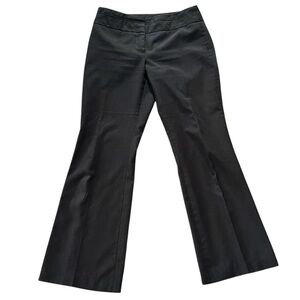 Y2K Suzy Shier Black Low Rise Dress Pants Office Siren Flare Trousers Size 7/8